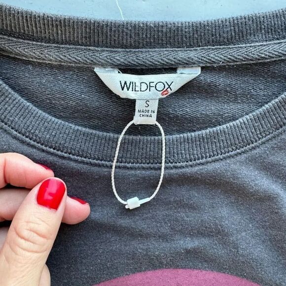 NWOT Wildfox "Easy Does It" Soft Statement Sommers Sweatshirt Size‎ Small - Picture 9 of 12